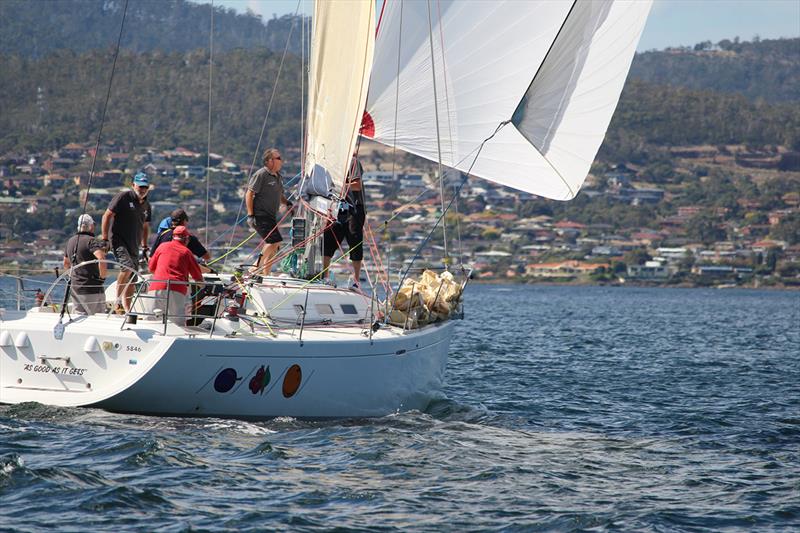 As Good As It Gets won the final Group 1 race on PHS - 2018 Combined Clubs Summer Pennant Series photo copyright Peter Watson taken at Bellerive Yacht Club and featuring the IRC class