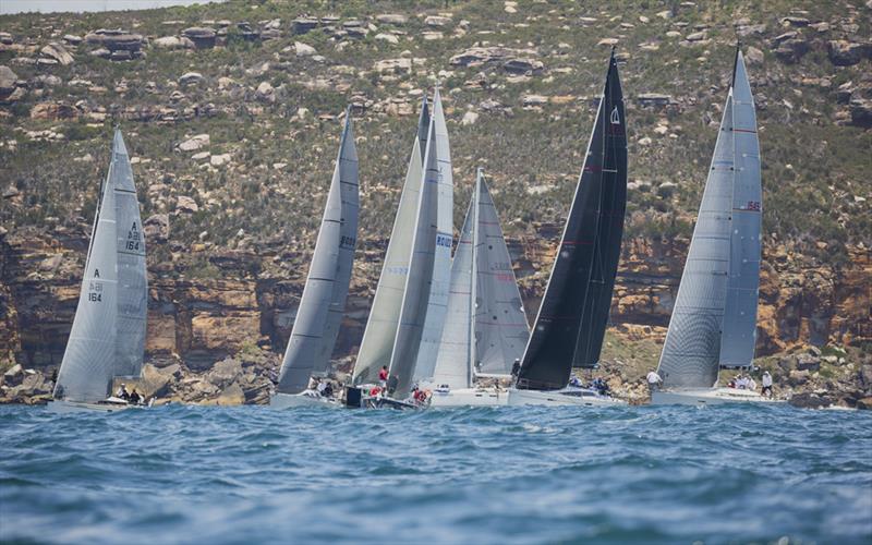 Start of the Pittwater Paradise Race photo copyright Beth Morley / Sport Sailing Photography taken at Royal Prince Alfred Yacht Club and featuring the IRC class
