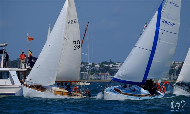 Timber Boat Festival at Moreton Bay photo copyright Mitchell Pearson / SurfSailKite taken at Wynnum Manly Yacht Club and featuring the IRC class
