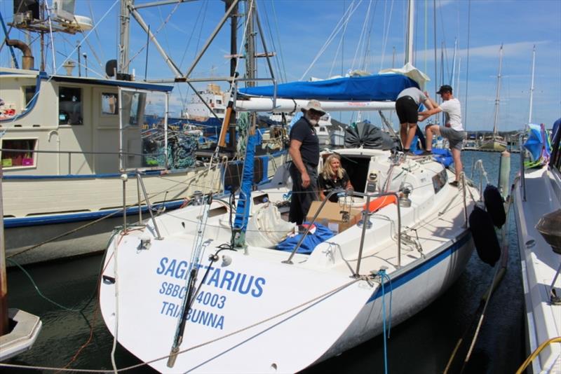 Sagittarius is representing the Spring Bay Boat Club in the Launceston to Hobart. - photo © Peter Watsoned