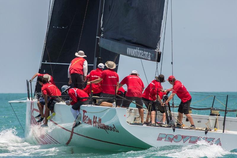 Team Hollywood take the early lead in IRC Racing 1 - Top of the Gulf Regatta 2019, Day 1 photo copyright Guy Nowell / Top of the Gulf Regatta taken at Ocean Marina Yacht Club and featuring the IRC class