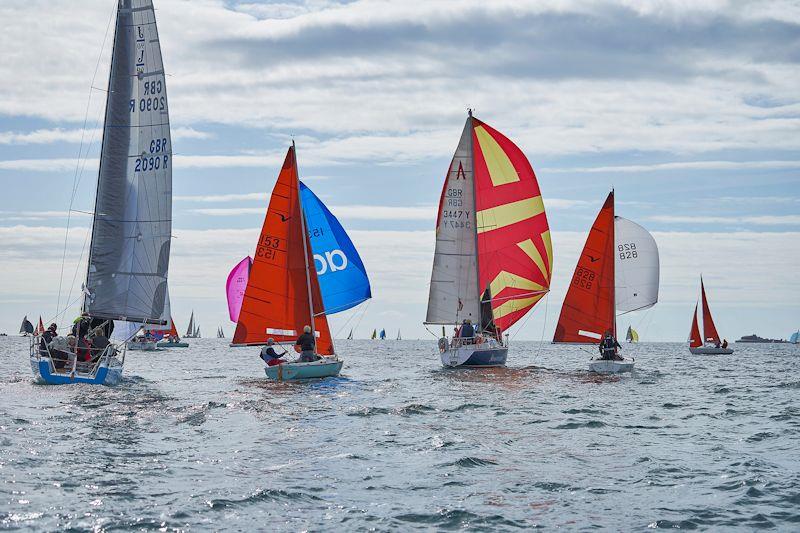 White Magic in a mixed fleet at the Why Boats Weymouth Regatta photo copyright Louis Goldman / www.louisgoldmanphotography.com taken at Weymouth Sailing Club and featuring the IRC class