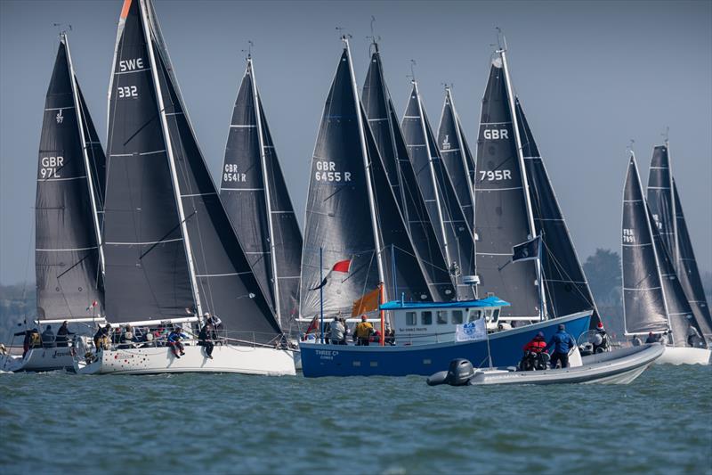 IRC Three start on day 2 of the RORC Easter Challenge - photo © Paul Wyeth / www.pwpictures.com