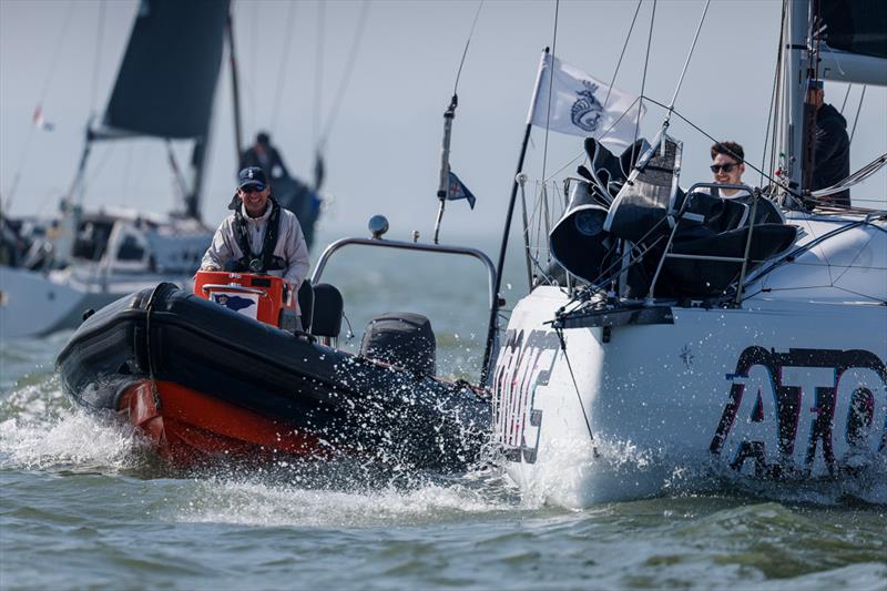 Another day of coaching on and off the water on day 2 of the RORC Easter Challenge photo copyright Paul Wyeth / www.pwpictures.com taken at Royal Ocean Racing Club and featuring the IRC class