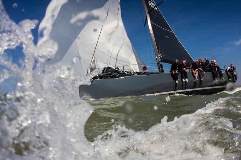 Ian Atkin's GP42 Dark 'n Stormy on day 2 of the RORC Easter Challenge photo copyright Paul Wyeth / www.pwpictures.com taken at Royal Ocean Racing Club and featuring the IRC class