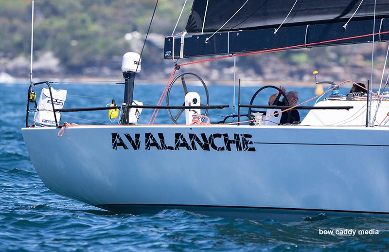 A light touch required on Avalanche photo copyright Bow Caddy Media taken at Cruising Yacht Club of Australia and featuring the IRC class