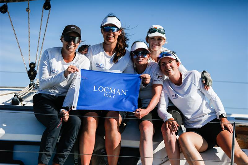 The all-women crew from Munich, Germany is skippered by Anna Seidl - racing in the Bareboat Class on KH P Bequia at Antigua Sailing Week 2023 photo copyright Paul Wyeth / www.pwpictures.com taken at Antigua Yacht Club and featuring the IRC class