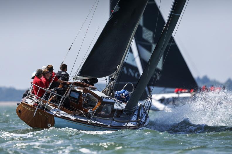 Giovanni Belgrano's classic 1939-built Laurent Giles sloop Whooper at the RORC's IRC National Championships - photo © Paul Wyeth / www.pwpictures.com