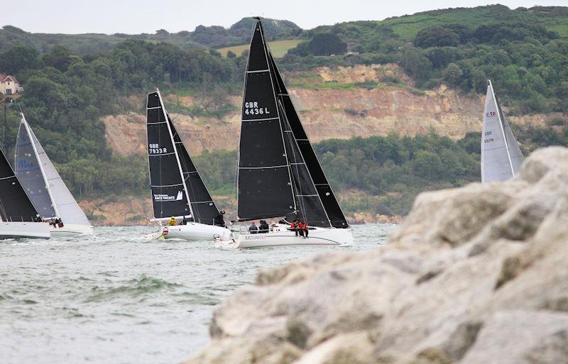 The 2023 Round the Island Race fleet pass through the Hurst narrows photo copyright Sam Jardine taken at Island Sailing Club, Cowes and featuring the IRC class