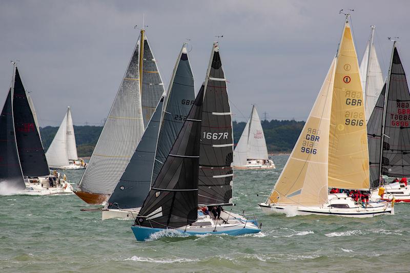2023 Round the Island Race photo copyright Martin Augustus / www.sailingimages.co.uk taken at Island Sailing Club, Cowes and featuring the IRC class