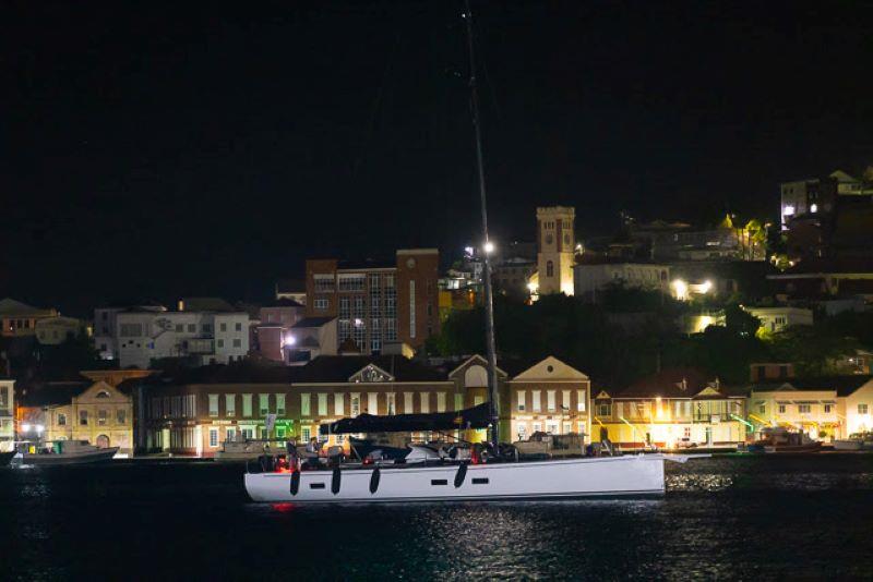 Heading for the dock at Port Louis Marina - 2024 RORC Transatlantic Race photo copyright Arthur Daniel / RORC taken at Royal Ocean Racing Club and featuring the IRC class