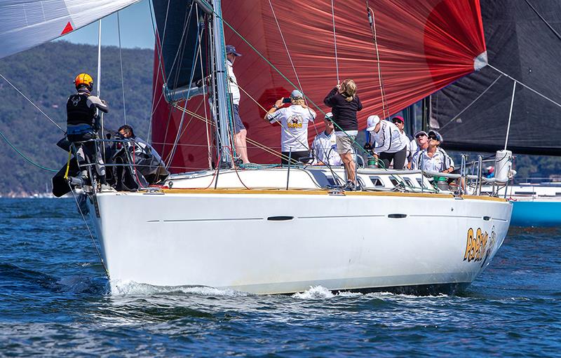 Popeye broke the double-handed stranglehold on the race photo copyright Bow Caddy Media taken at Royal Prince Alfred Yacht Club and featuring the IRC class