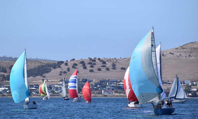 Performance Cruising Div 2 and 3 boats looked a picture in the Banjo's Shoreline Crown Series Bellerive Regatta - photo © Jane Austin