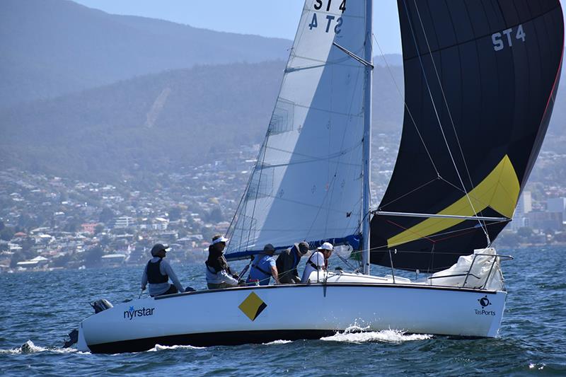 CommBank skippered by Craig Escott won Division Three of the Banjo's Shoreline Crown Series Bellerive Regatta photo copyright Jane Austin taken at Bellerive Yacht Club and featuring the IRC class