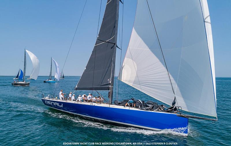 Michael D'Amelio's (Boston, Mass.) JV 66 Denali leads Class 1 PHRF Spinnaker to win in last year's 'RTS races photo copyright Stephen Cloutier / Edgartown Race Week taken at Edgartown Yacht Club and featuring the IRC class