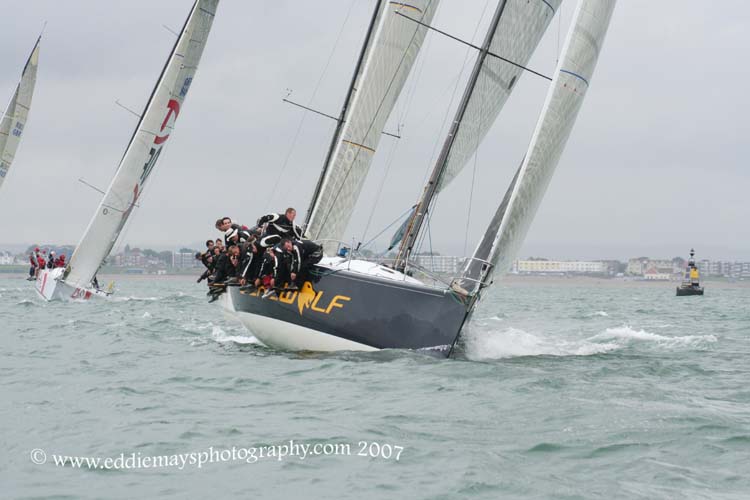 Action from the first day of the IRM nationals in the Solent photo copyright Eddie Mays taken at Royal Southern Yacht Club and featuring the IRM class