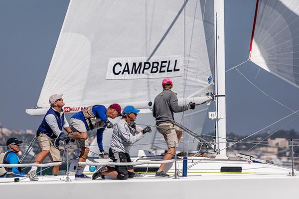 2017 International Masters Regatta day 2 photo copyright Cynthia Sinclair taken at San Diego Yacht Club and featuring the J105 class