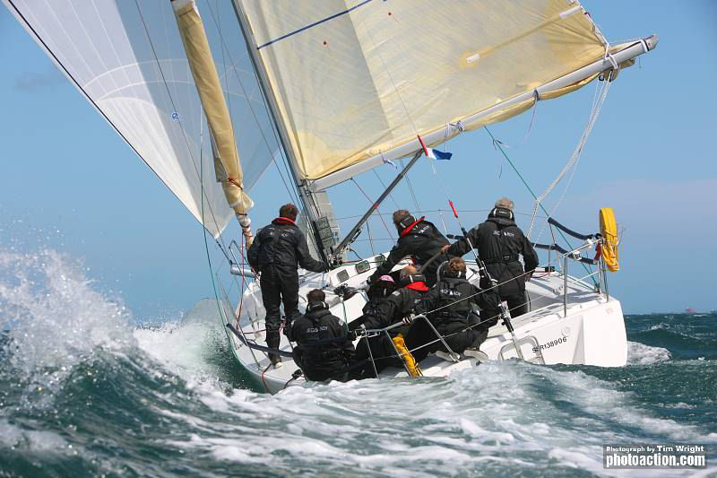 Day one of the 2009 J-Cup photo copyright Tim Wright / www.photoaction.com taken at Royal Torbay Yacht Club and featuring the J105 class