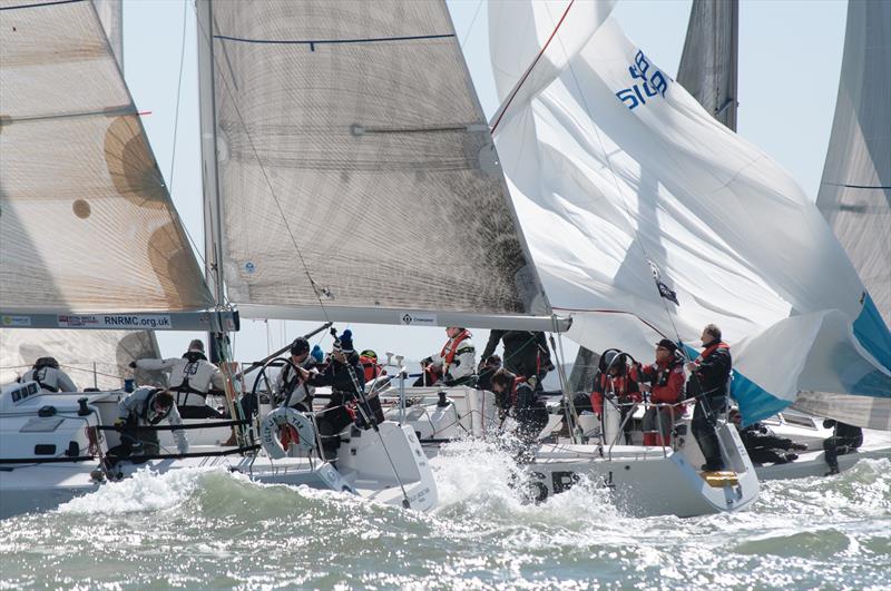 J109 Jolly Jack Tar on day 5 of the Brooks Macdonald Warsash Spring Series photo copyright Iain Mcluckie taken at Warsash Sailing Club and featuring the J109 class