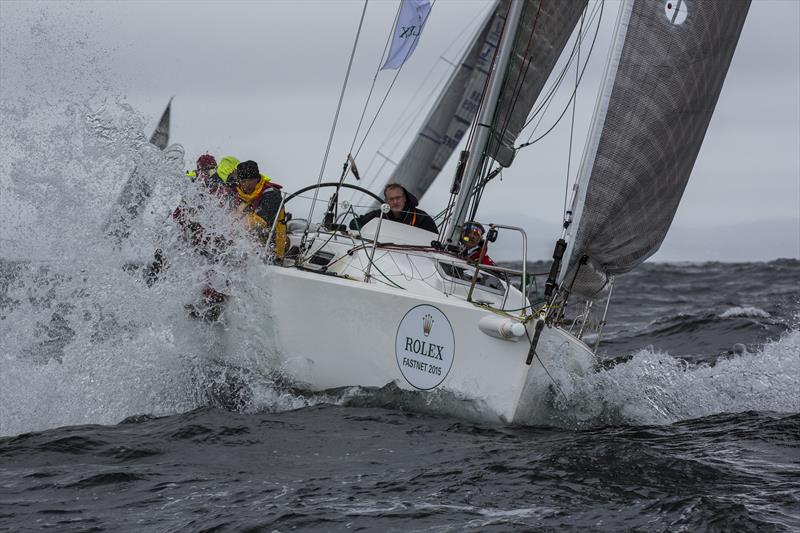 J t'aime during the Rolex Fastnet Race photo copyright Daniel Forster taken at  and featuring the J109 class