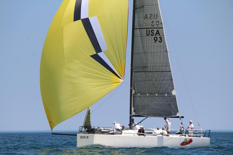 Spaceman Spiff flies Wooton's spinnaker during the J/111 North American Championship photo copyright Grace Glenny taken at Chicago Yacht Club and featuring the J111 class