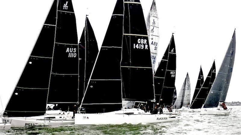 Starts were highly competitive on Day One of the J/111 Garmin World Championship photo copyright Louay Habib taken at  and featuring the J111 class