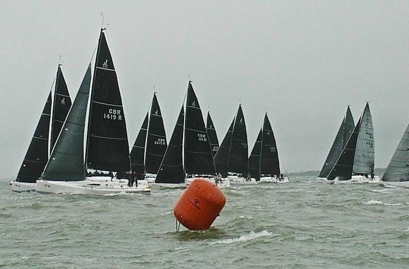 Starts were highly competitive on day 2 at the J/111 Garmin World Championship photo copyright Louay Habib taken at  and featuring the J111 class