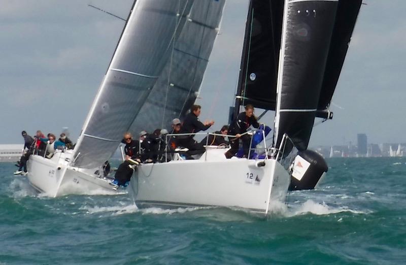 Martin Dent's J/111 JElvis leads going into the final day of the J/111 Garmin World Championship photo copyright Louay Habib taken at  and featuring the J111 class