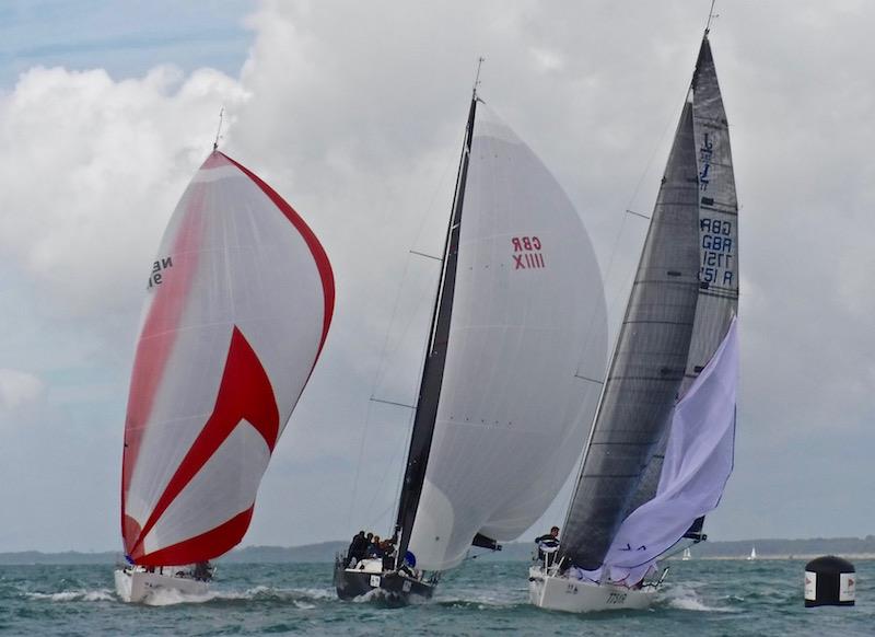 Thrilling downwind action at the J/111 Garmin World Championship photo copyright Louay Habib taken at  and featuring the J111 class