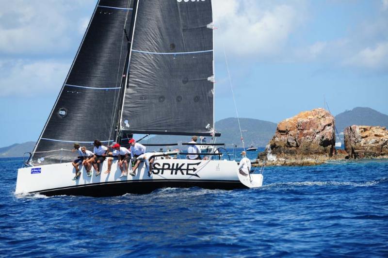 Sam Talbot's J111, Spike took second place in CSA Racing in the Nanny Cay Cup at the BVI Spring Regatta photo copyright BVISR / ToddVanSickle taken at Royal BVI Yacht Club and featuring the J111 class