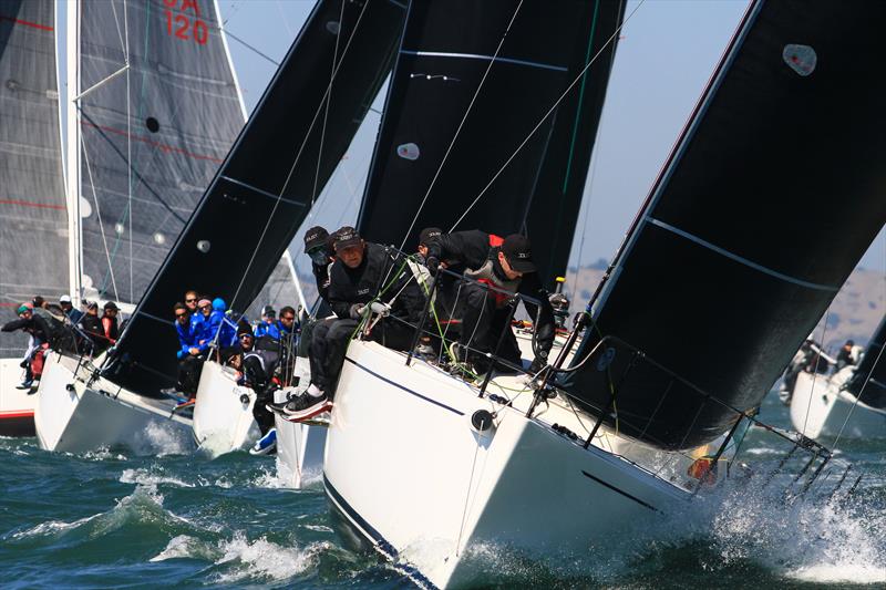 Joust at the J/111 World Championship in San Francisco photo copyright Chris Ray taken at St. Francis Yacht Club and featuring the J111 class
