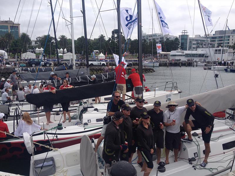 Australian J/111 fleet at Festival of Sails, Geelong photo copyright Sandra Entwistle taken at Royal Geelong Yacht Club and featuring the J111 class