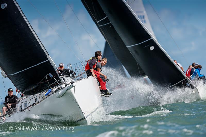 Bulldog, J122 on day 1 of the Key Yachting J-Cup 2022 photo copyright Paul Wyeth / Key Yachting taken at Royal Ocean Racing Club and featuring the J/122 class