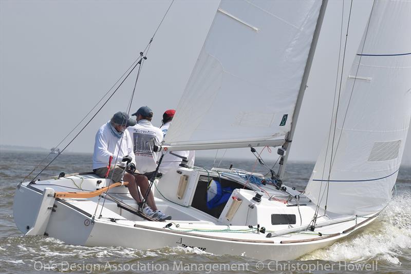 Mark Foster/Brian Babbitt/Matt Romberg, CCYC - 2018 J/22 Midwinter Championship - Day 3 photo copyright Christopher Howell taken at Houston Yacht Club and featuring the J/22 class