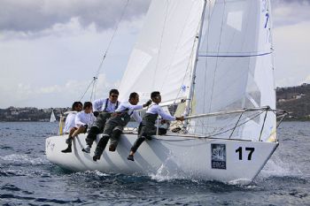 J/24 Europeans day 1 at Souda Bay, Crete
