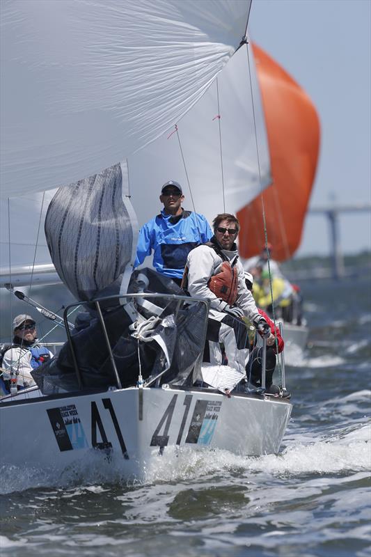 Scott McCormick's Giggity on day 3 at Sperry Charleston Race Week photo copyright Charleston Race Week / Tim Wilkes taken at Charleston Yacht Club and featuring the J/24 class