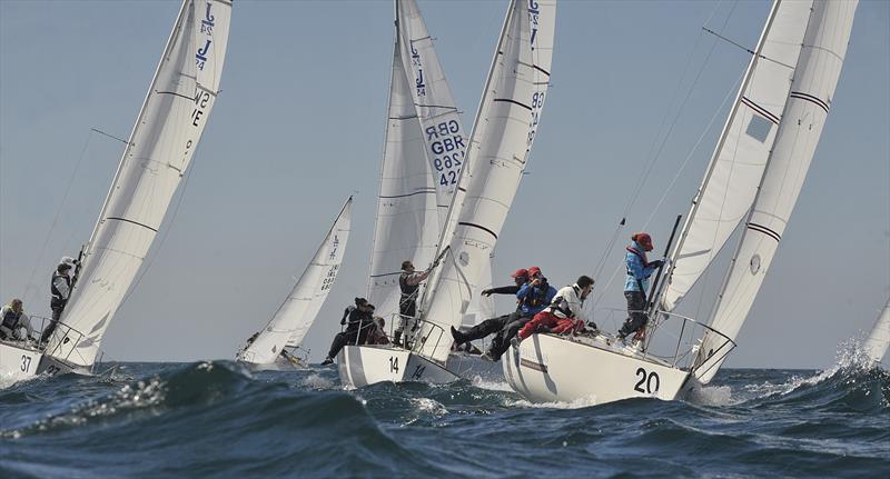 J/24 Europeans at Plymouth day 1 - photo © Robin Price / <a target=