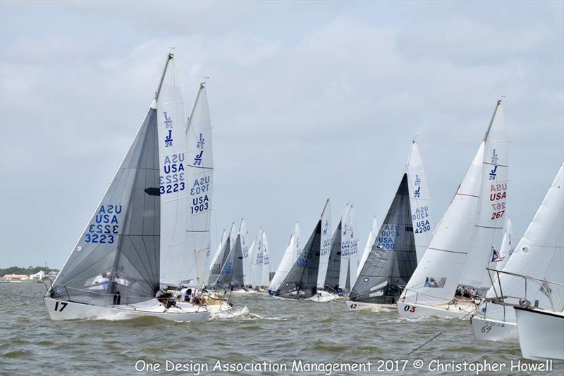 J/24 North American Championship day 2 photo copyright Christopher Howell taken at Houston Yacht Club and featuring the J/24 class