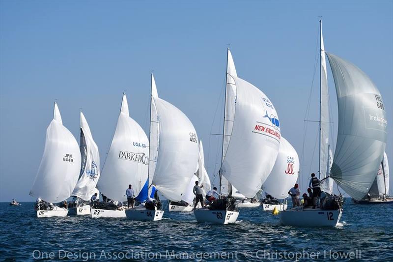 driveHG.ca J/24 Worlds at Ontario, Canada day 3 photo copyright Christopher Howell taken at Port Credit Yacht Club and featuring the J/24 class