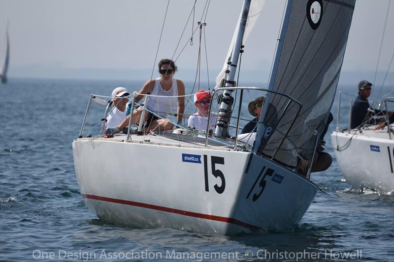 driveHG.ca J/24 Worlds at Ontario, Canada day 4 photo copyright Christopher Howell taken at Port Credit Yacht Club and featuring the J/24 class