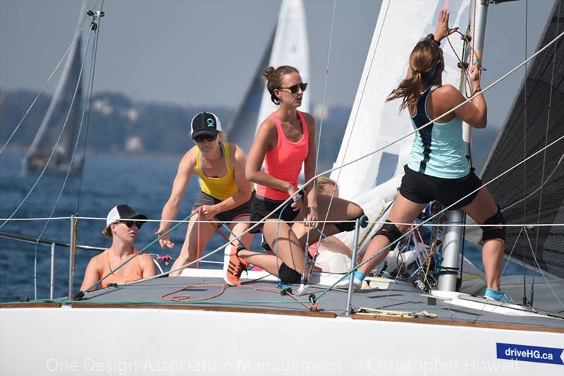 driveHG.ca J/24 Worlds at Ontario, Canada day 5 photo copyright Christopher Howell taken at Port Credit Yacht Club and featuring the J/24 class