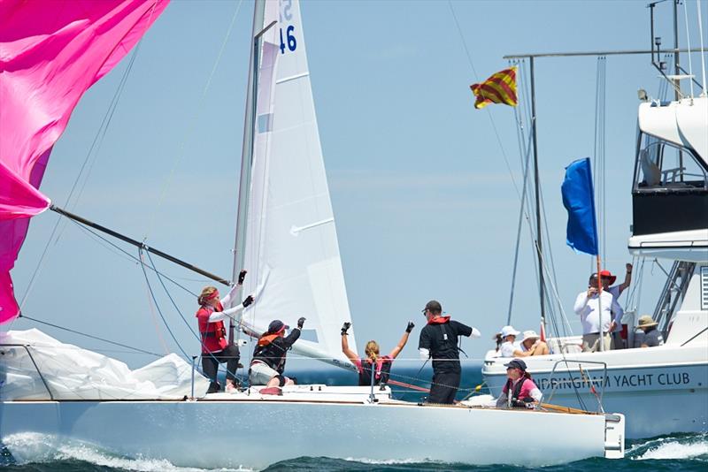 Hyperactive wins Race 8 - 2018 Monjon J24 Nationals – Day 3 photo copyright Luis Ferreiro taken at Sandringham Yacht Club and featuring the J/24 class