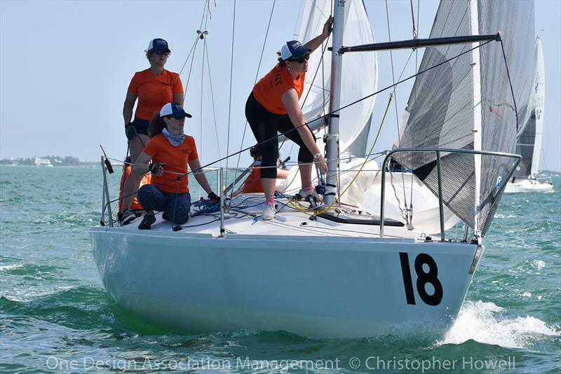 2018 J 24 Midwinter Championship - Day 1 photo copyright Christopher Howell taken at  and featuring the J/24 class