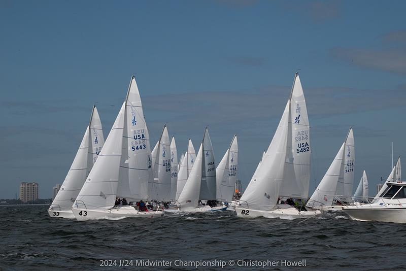 2024 J/24 Midwinter Championship photo copyright Christopher Howell taken at Davis Island Yacht Club and featuring the J/24 class