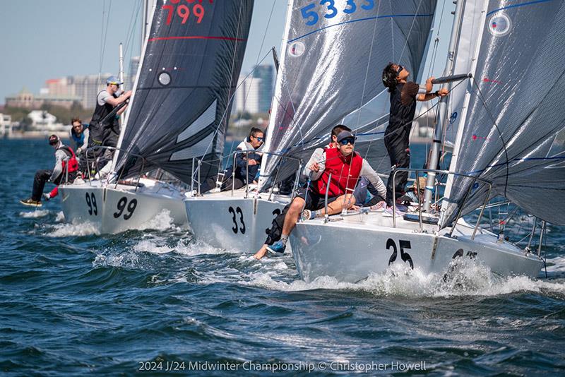 2024 J/24 Midwinter Championship - Day 2 - photo © Christopher Howell