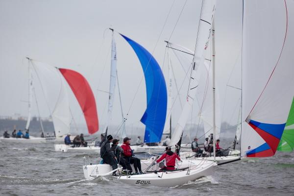 J70 practicing on the day before Charleston Race Week photo copyright Sperry Charleston Race Week / Sander van der Borch taken at Charleston Yacht Club and featuring the J70 class