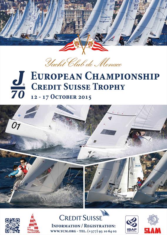 J70 Europea Championship poster photo copyright YC de Monaco taken at Yacht Club de Monaco and featuring the J70 class