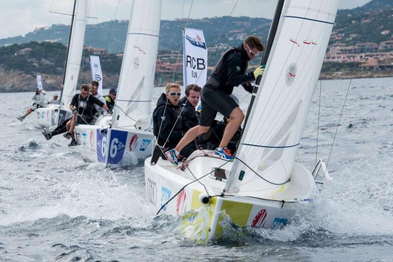 Regatta Club Bodensee on day 2 of the SAILING Champions League Final photo copyright SCL / YCCS / Francesco Nonnoi taken at Yacht Club Costa Smeralda and featuring the J70 class