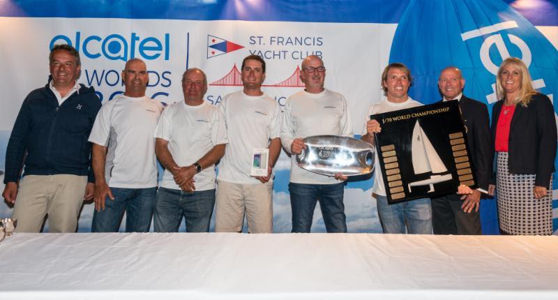 Alcatel J/70 Worlds in San Francisco prize giving - photo © St. Francis Yacht Club