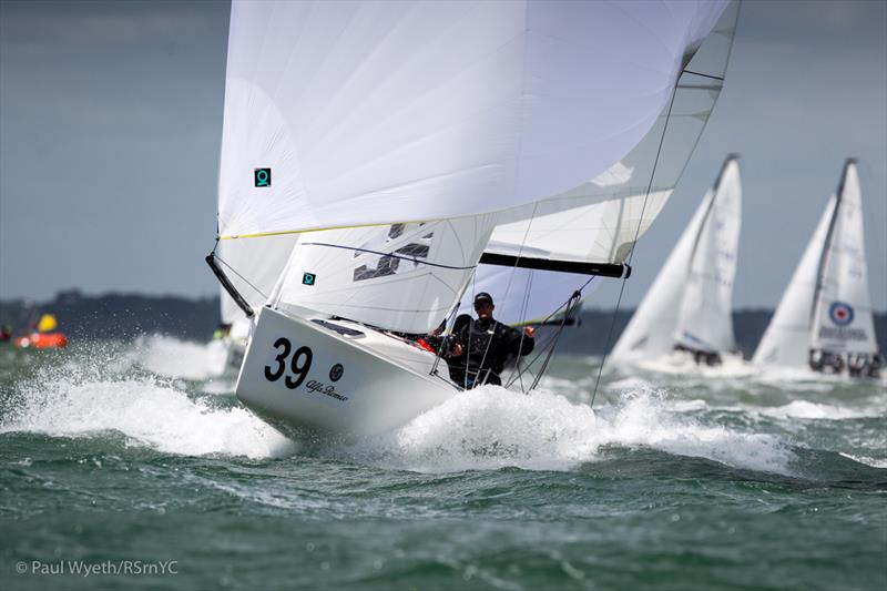 José María Torcida's Spanish team Noticia on day 3 of the J/70 Europeans photo copyright Paul Wyeth / RSrnYC taken at Royal Southern Yacht Club and featuring the J70 class